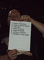 Uwe Harr , der Setlisten- Boss